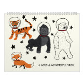 Een geweldig jaar geïllustreerd kalender (Hoes)