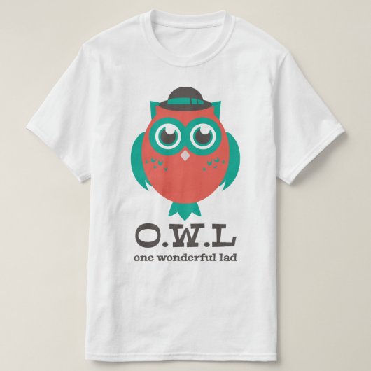 Een geweldig Lad Owl T-shirt (Design voorkant)