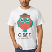 Een geweldig Lad Owl T-shirt (Voorkant)