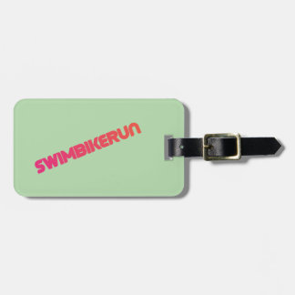 Een geweldig Triathlon cadeau voor je vriend of fa Bagagelabel