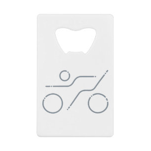 Een geweldig Triathlon cadeau voor je vriend of fa Kredietkaart Flessenopener