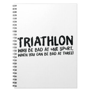 Een geweldig Triathlon cadeau voor je vriend of fa Notitieboek