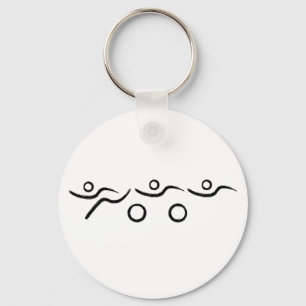 Een geweldig triatlon cadeau voor je vriend of fam sleutelhanger