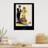 Een geweldig uitziend paar Retro-Poster Poster (Keuken)