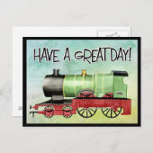 Een geweldige dag briefkaart (Voorkant / Achterkant)