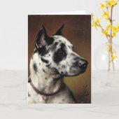 Een geweldige Deen | Carl Reichert Kaart (Gele Bloem)