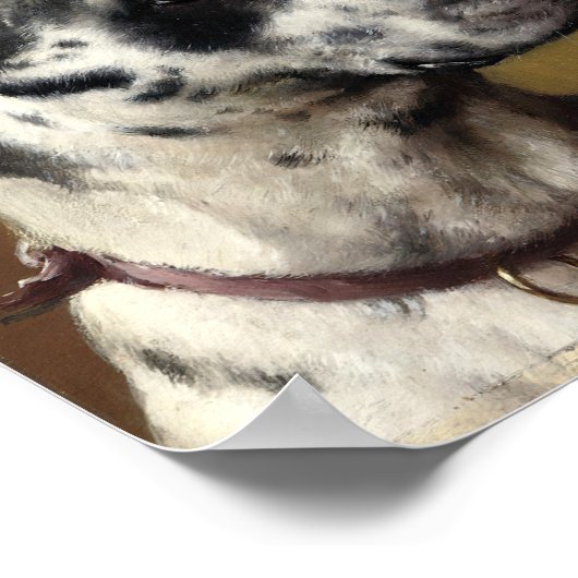 Een geweldige Deen | Carl Reichert Poster (Hoek)