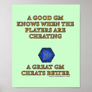 Een geweldige DM Cheats Beter Poster