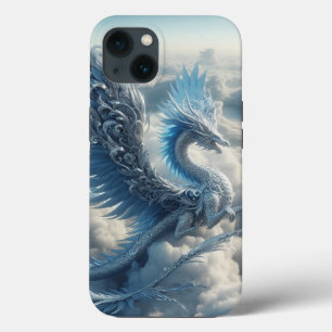 Een Geweldige draak omringd door wolken iPhone 13 Hoesje