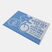 Een geweldige fietser en de beste fietspartner deurmat (Schuin)