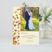 Een geweldige Herfst foto Hartelijk dank Bedankkaart (Staand voorkant)