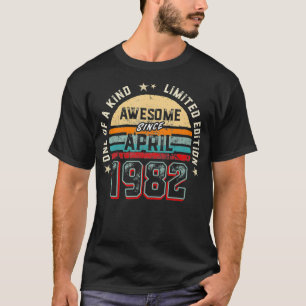 een Geweldige leggende sinds 1982 Vintage voor man T-shirt
