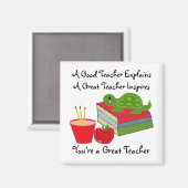 Een geweldige leraar magneet (Voorkant / Achterkant)