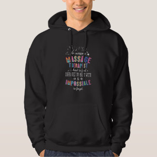 Een Geweldige massagetherapeut Cute Cowerker Idee Hoodie