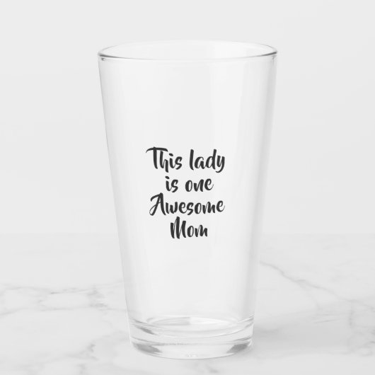 Eén geweldige moeder grap glas (Voorkant)