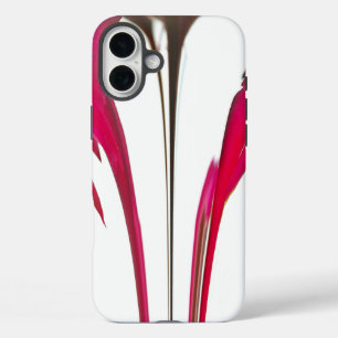 Een geweldige Rode roos onder de witte hemel. iPhone 16 Plus Hoesje