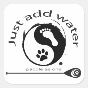 Een geweldige sticker voor paddleboard liefhebbers