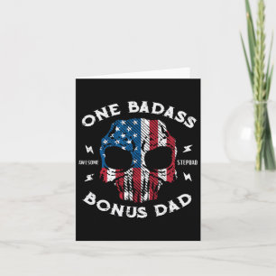 Een geweldige stiefvader bonus vader Vaderdag Us V Kaart