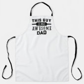 Een Geweldige vader Vaderdag Schort (Voorkant)