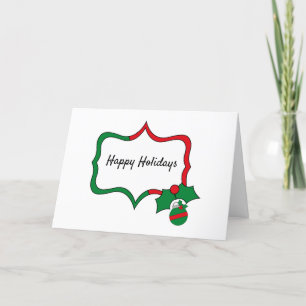 Een geweldige vakantie en een gelukkig nieuwjaar feestdagen kaart