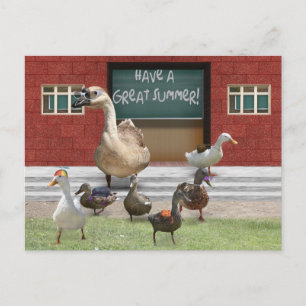 Een geweldige zomervakantie! briefkaart