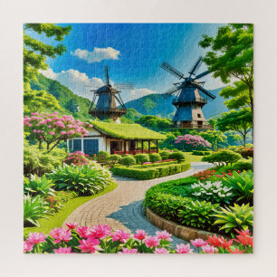 Een gezellig huisje legpuzzel