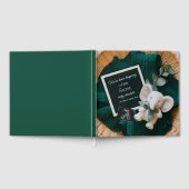 Een gezellige Neutral basket keepsake baby fotoboe Gastenboek (Volledig)