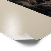 Een gezicht tussen werelden foto afdruk (Hoek)