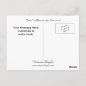 Een Ghost liep achter Yoo-oo-oo aan. Briefkaart (Achterkant)