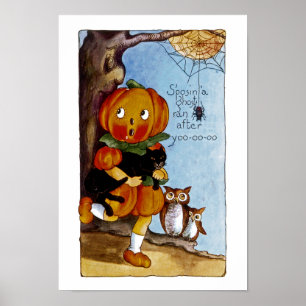 Een Ghost liep achter Yoo-oo-oo aan. Poster