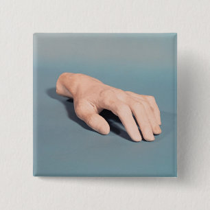 Een gietvorm van de hand van Frederic Chopin Vierkante Button 5,1 Cm