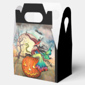 Een gigantische pompoen heks Halloween partij guns Bedankdoosjes (Geopend)