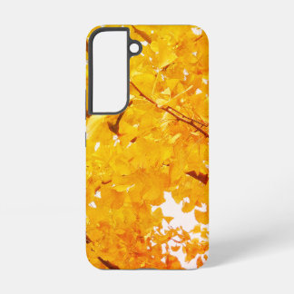 Een ginkgoboom die de herfst omarmt samsung galaxy hoesje