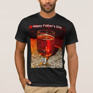 Een glas bier voor Vaderdag T-shirt