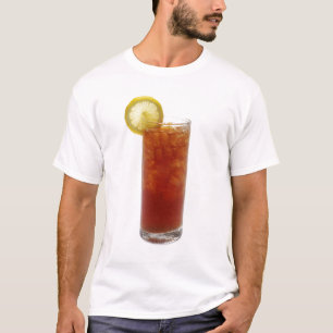 Een glas gehakt thee t-shirt