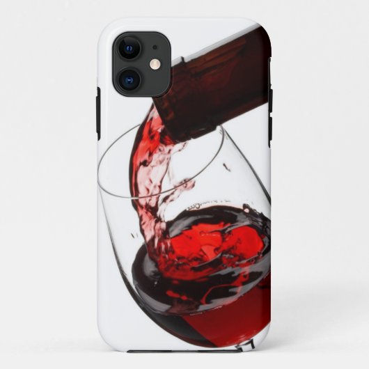 Een glas rode wijn Case-Mate iPhone case (Achterkant)