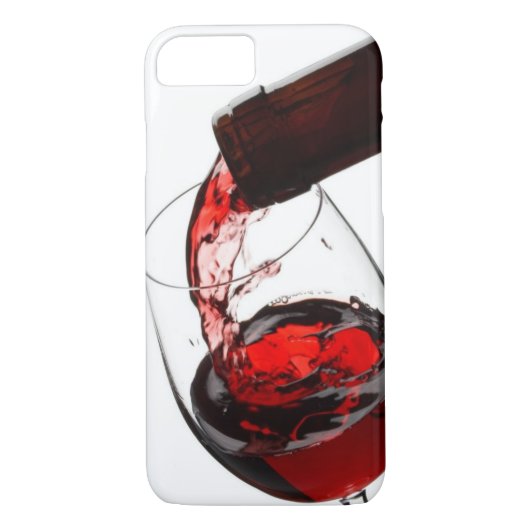 Een glas rode wijn Case-Mate iPhone case (Achterkant)