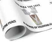 Een glas valentijn vrede. cadeaupapier (Rol Hoek)