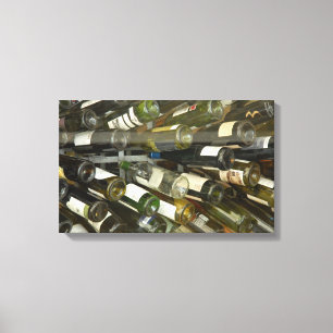 Een glas wijn canvas afdruk