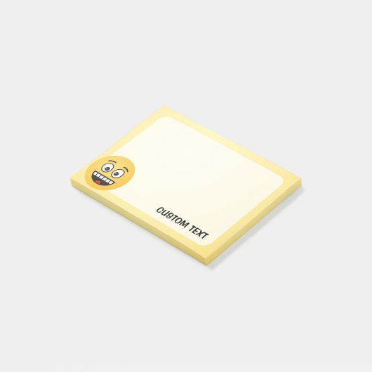 Een glimlach met open mond post-it® notes (Schuin)