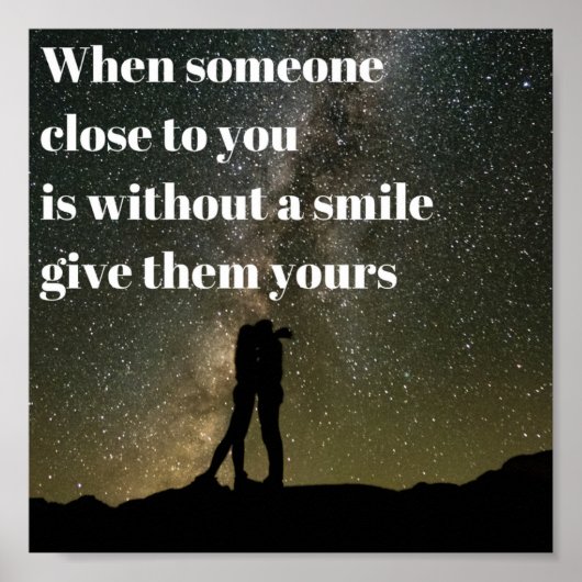 Een glimlach poster (Voorkant)