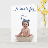 Een glimlach voor u… kaart (Gele Bloem)