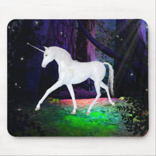 Een glimp van een Unicorn - Fantasy Mousepad Muismat