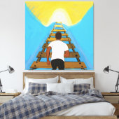 Een glimp van hoop canvas afdruk (Insitu (Slaapkamer))