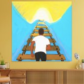 Een glimp van hoop canvas afdruk (Insitu (Woonkamer))