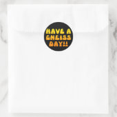 Een gneisdag! Sticker (Tas)
