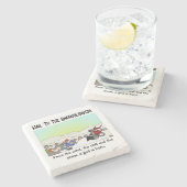 Een God is geboren Onderzetter (Zijkant)