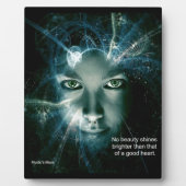 Een goed hart tablet-plak met Easel Fotoplaat (Voorkant)