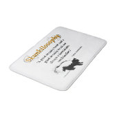 Een goed stinkhoofd en een goed stinkhart badmat (Gekanteld)