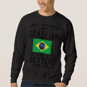 Een goed uitziende Braziliaanse vlag Braziliaanse Trui